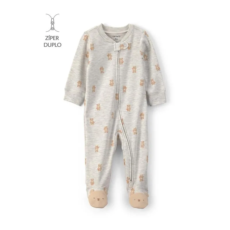 Macacão bebê com pezinho estampado | Carter's